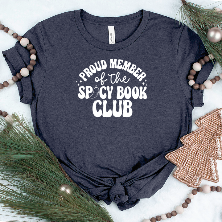 spicy book club member unisex tee