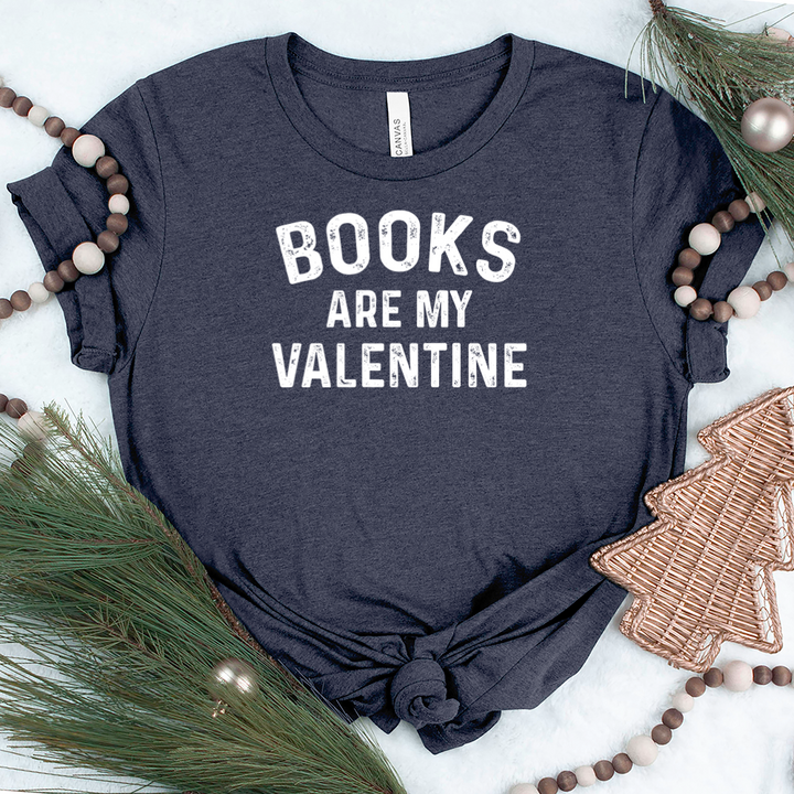 books are my valentine unisex tee