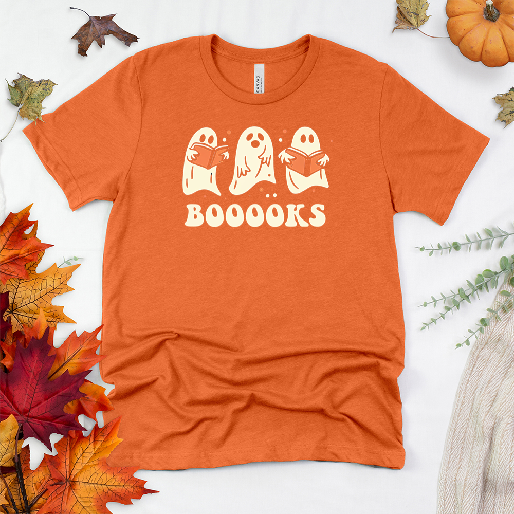 reading booooks unisex tee