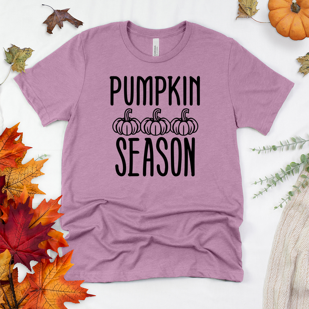 pumpkin season outline unisex tee