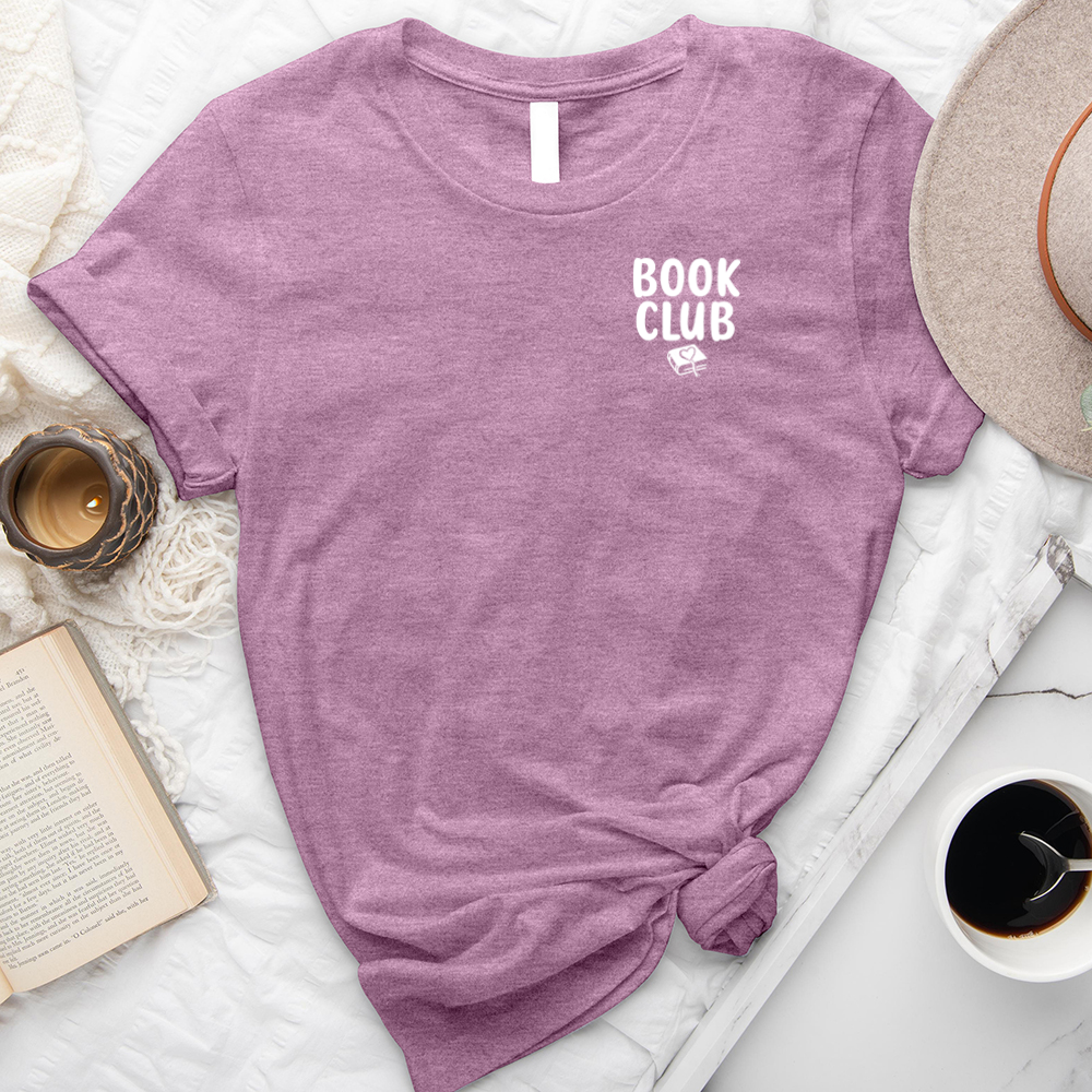 pocket book club unisex tee