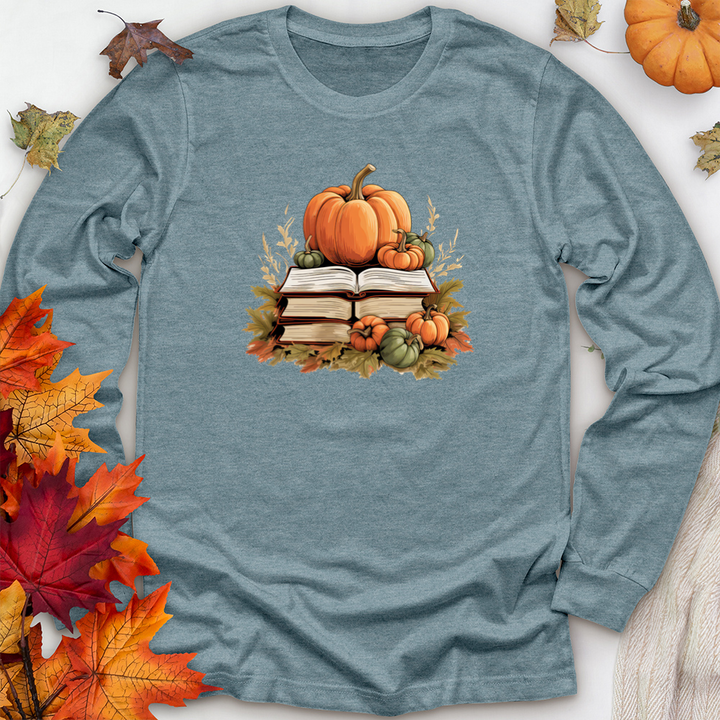 pumpkin pages unisex long sleeve tee