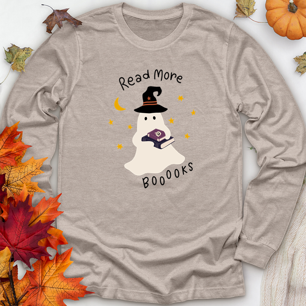 read more booooks unisex long sleeve tee