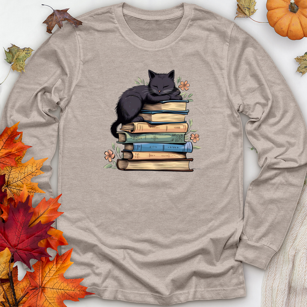 curl up and read unisex long sleeve tee