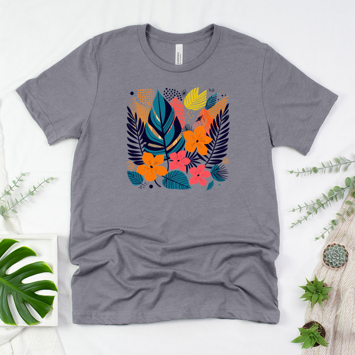 tropical oasis unisex tee