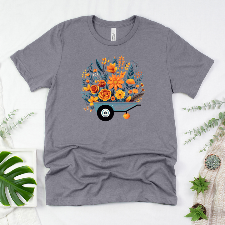 petals on wheels unisex tee