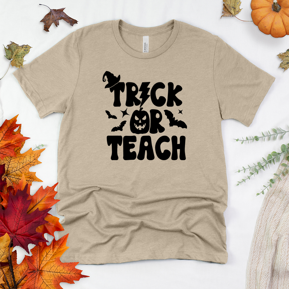 trick or teach unisex tee