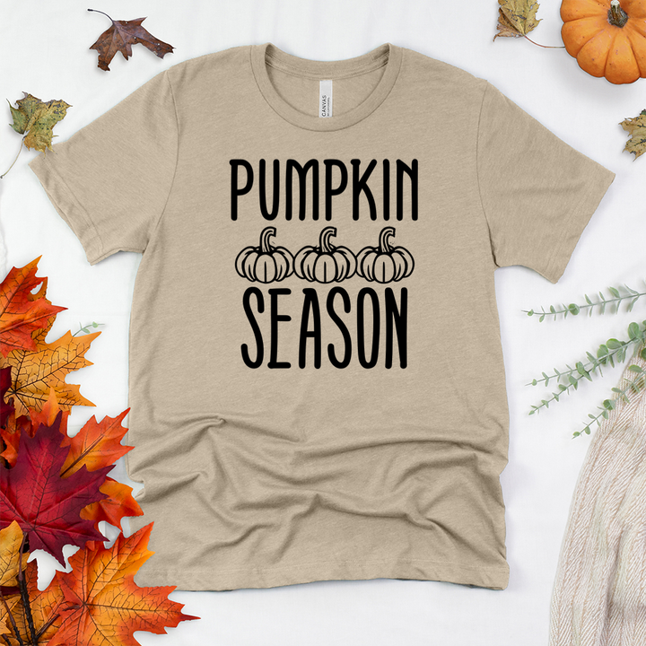 pumpkin season outline unisex tee