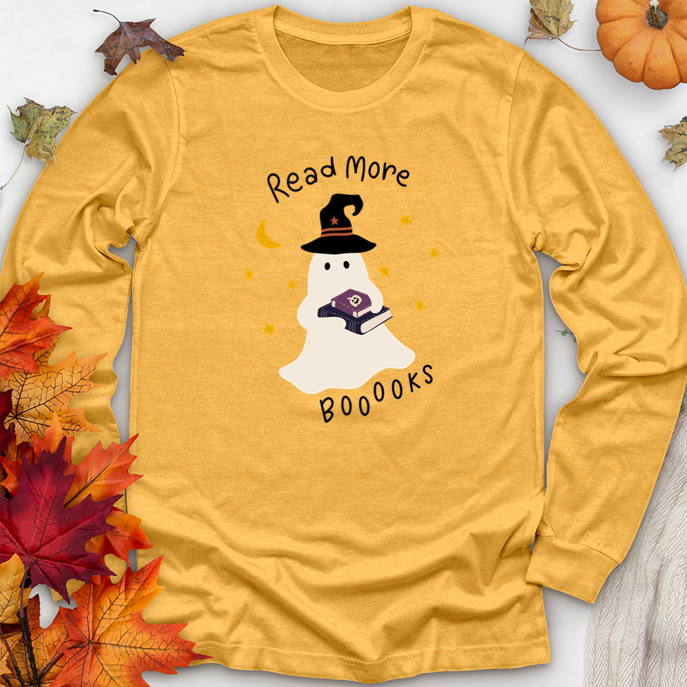 read more booooks unisex long sleeve tee