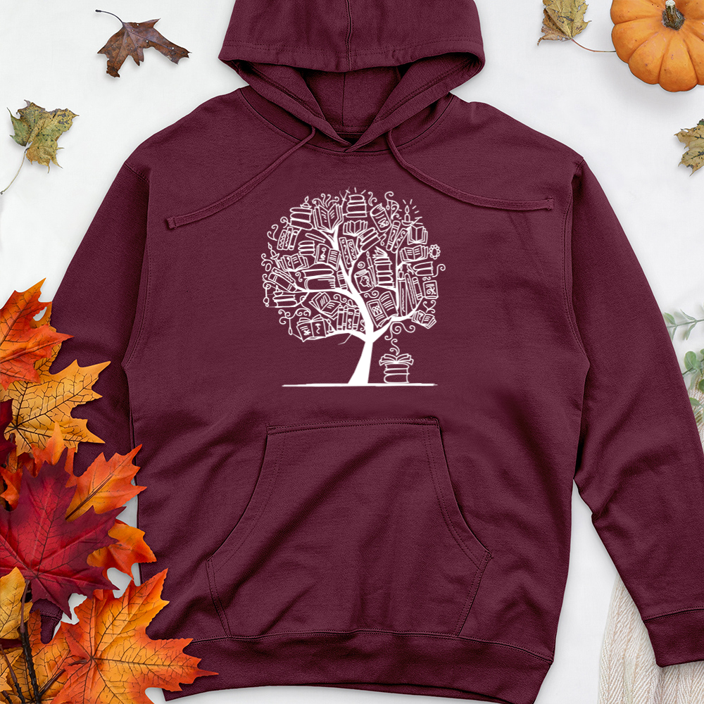 book tree premium hooded sweatshirt