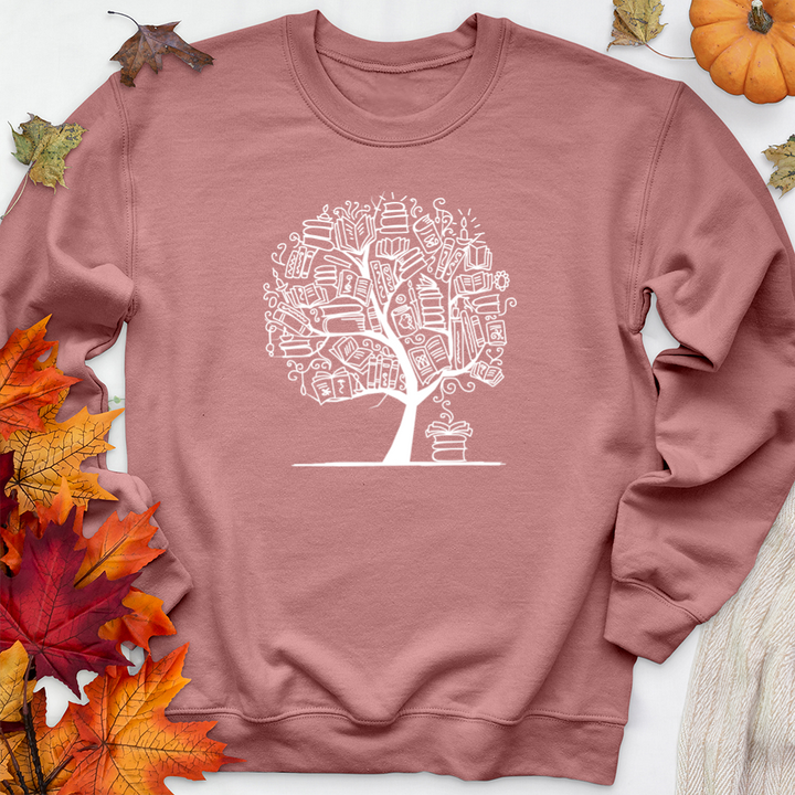 book tree premium crewneck sweatshirt