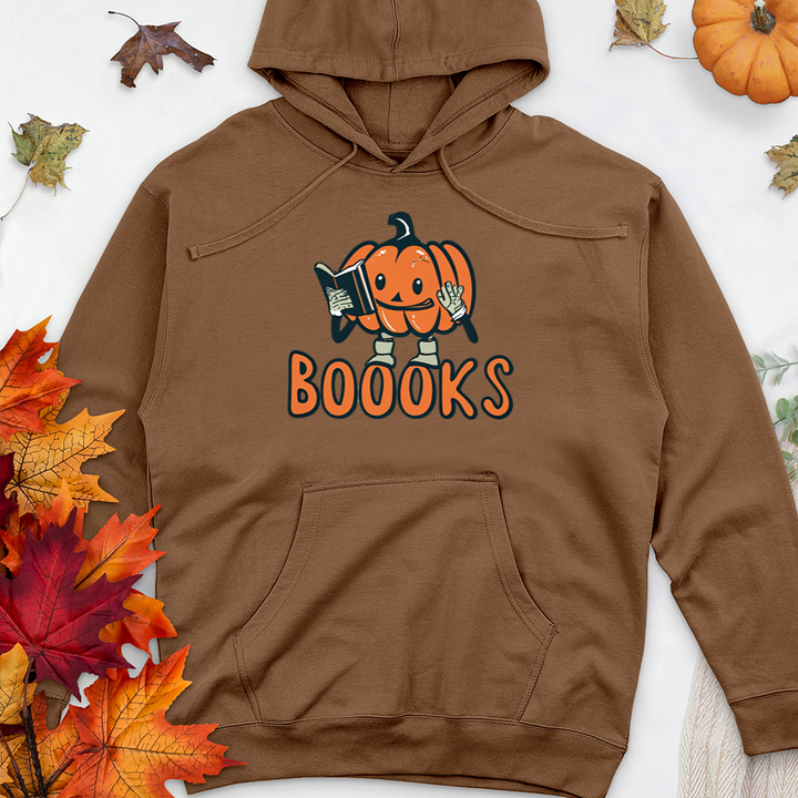 pumpkin boooks premium hooded sweatshirt