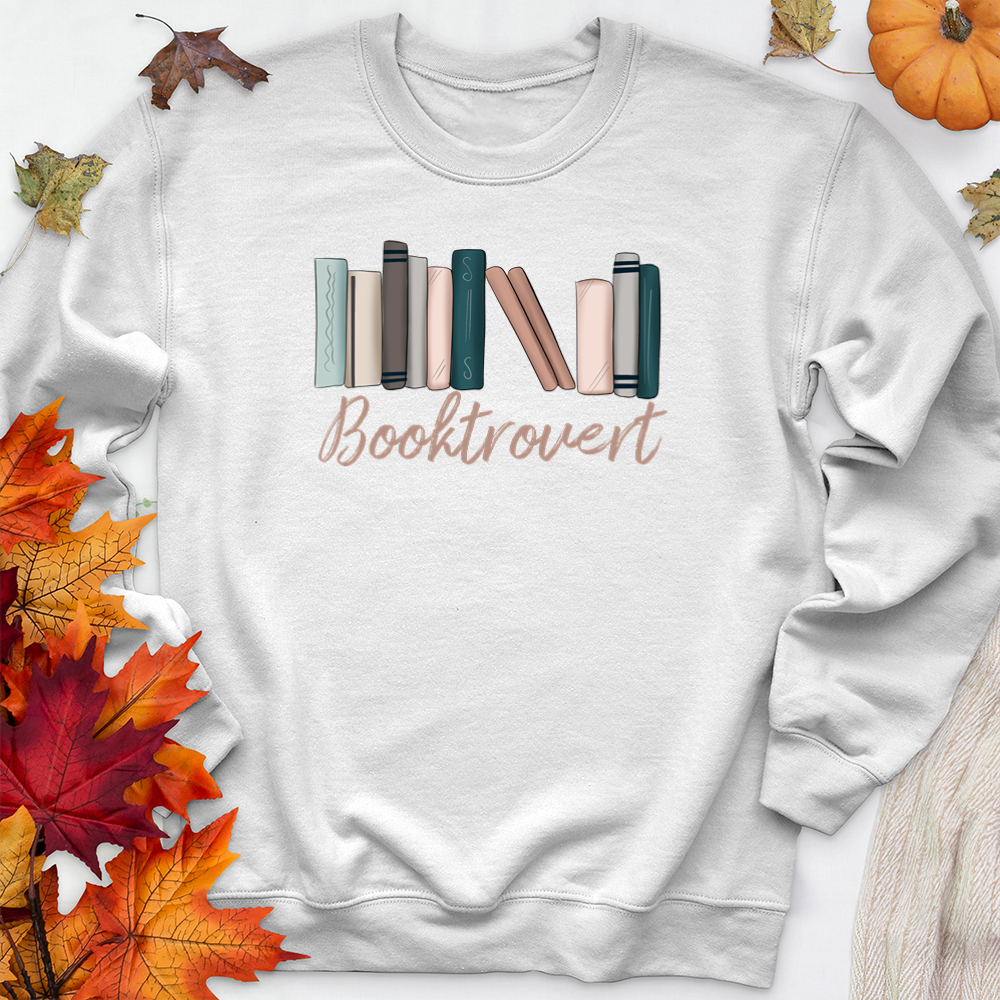 booktrovert color premium crewneck sweatshirt
