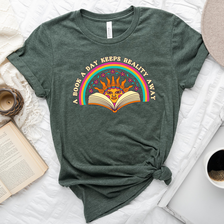 a book a day unisex tee