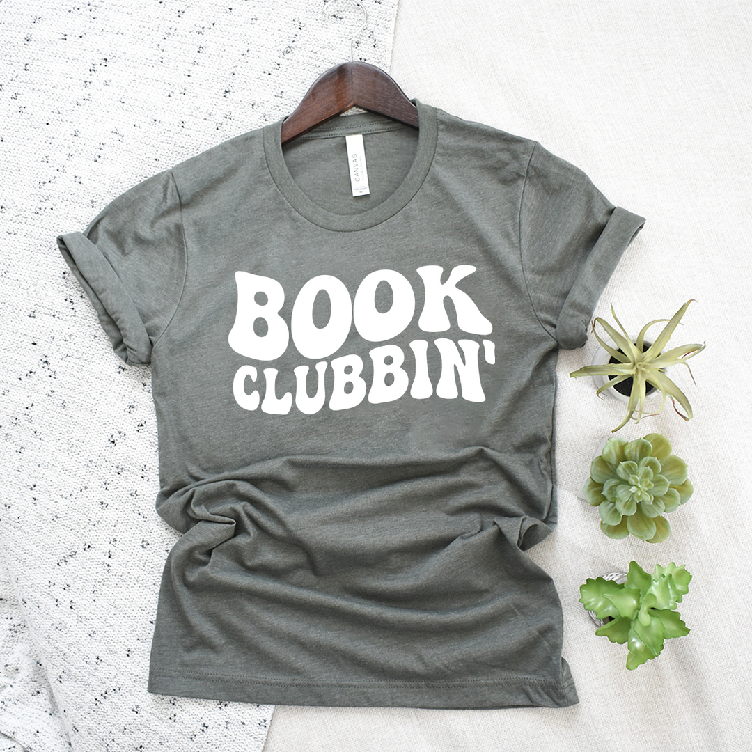 book clubbin unisex tee
