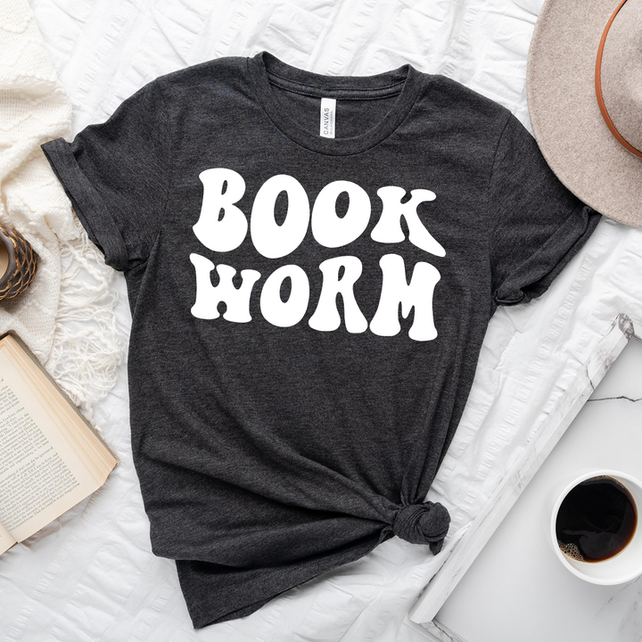 book worm unisex tee