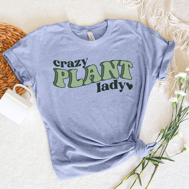 crazy plant lady unisex tee