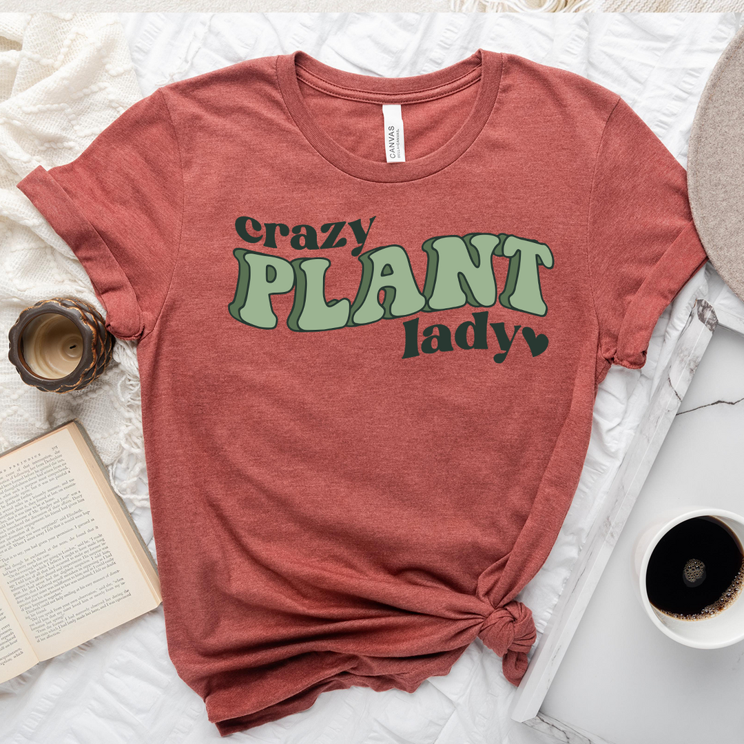 crazy plant lady unisex tee