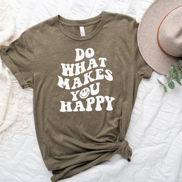 do what makes you happy unisex tee