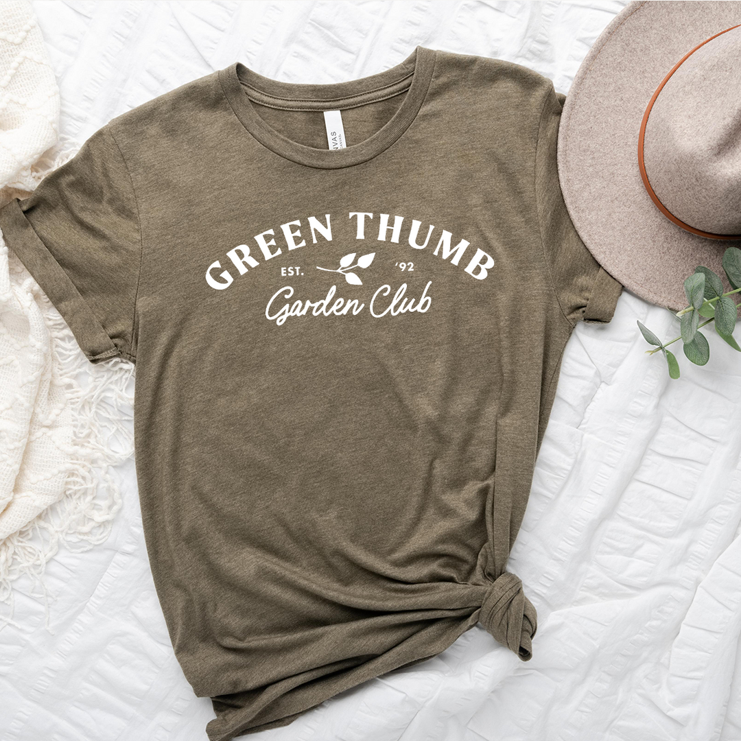 green thumb garden club unisex tee