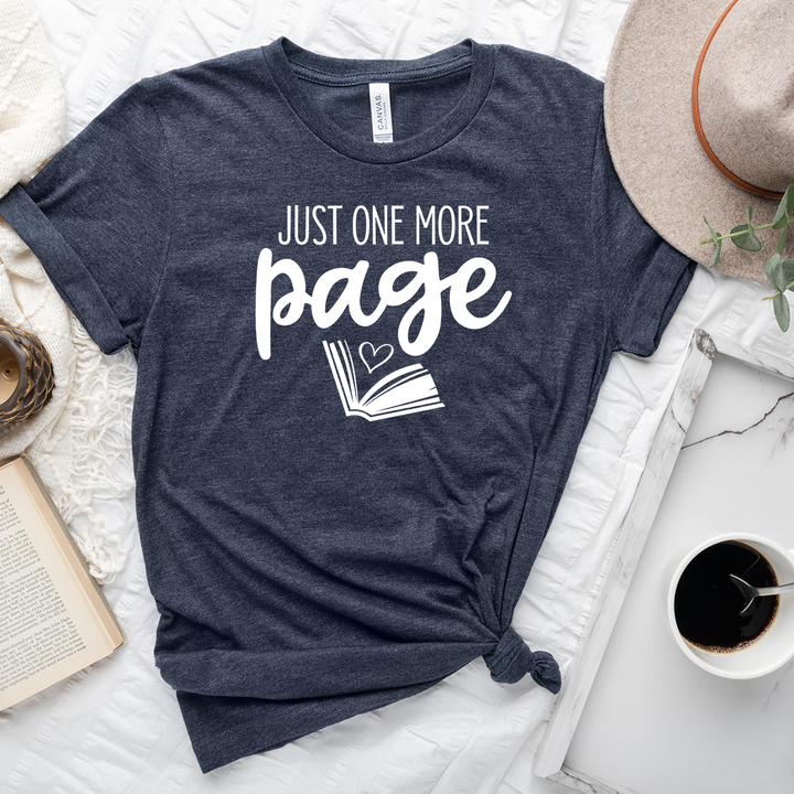 just one more page unisex tee