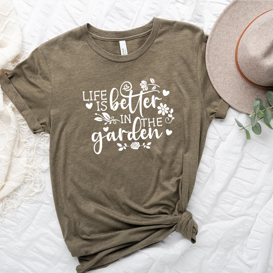 life is better in the garden unisex tee