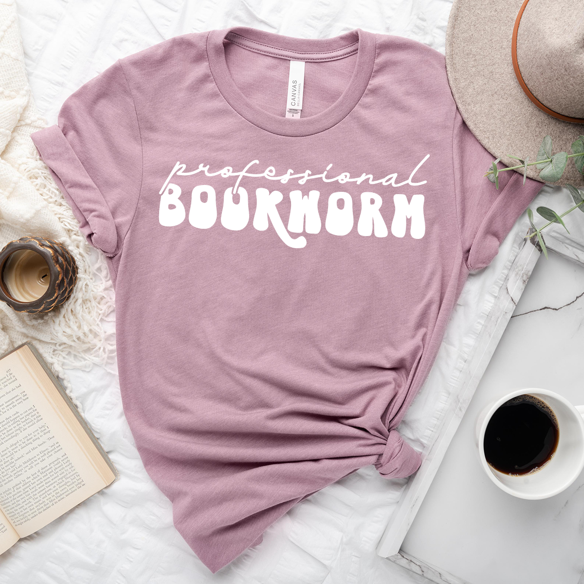 professional book worm script unisex tee – Piper and Ivy