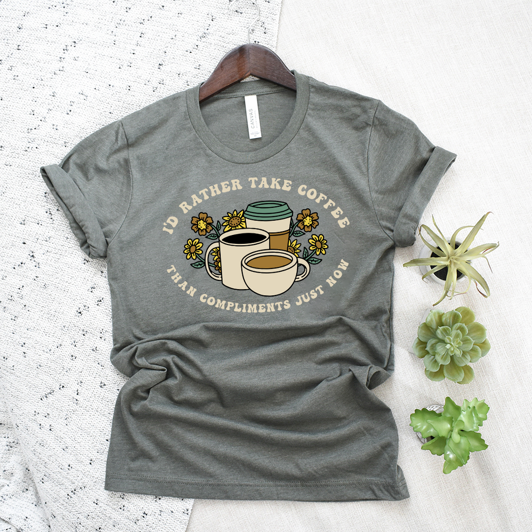 rather take coffee unisex tee