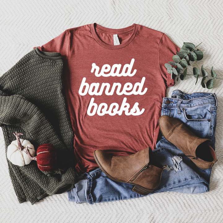 read banned books unisex tee