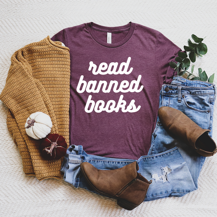 read banned books unisex tee