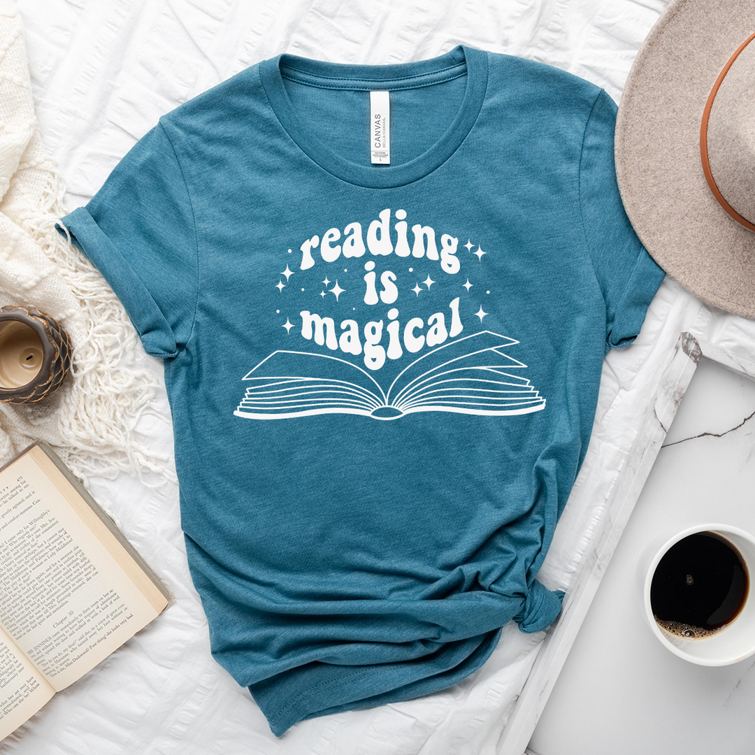 reading is magical unisex tee