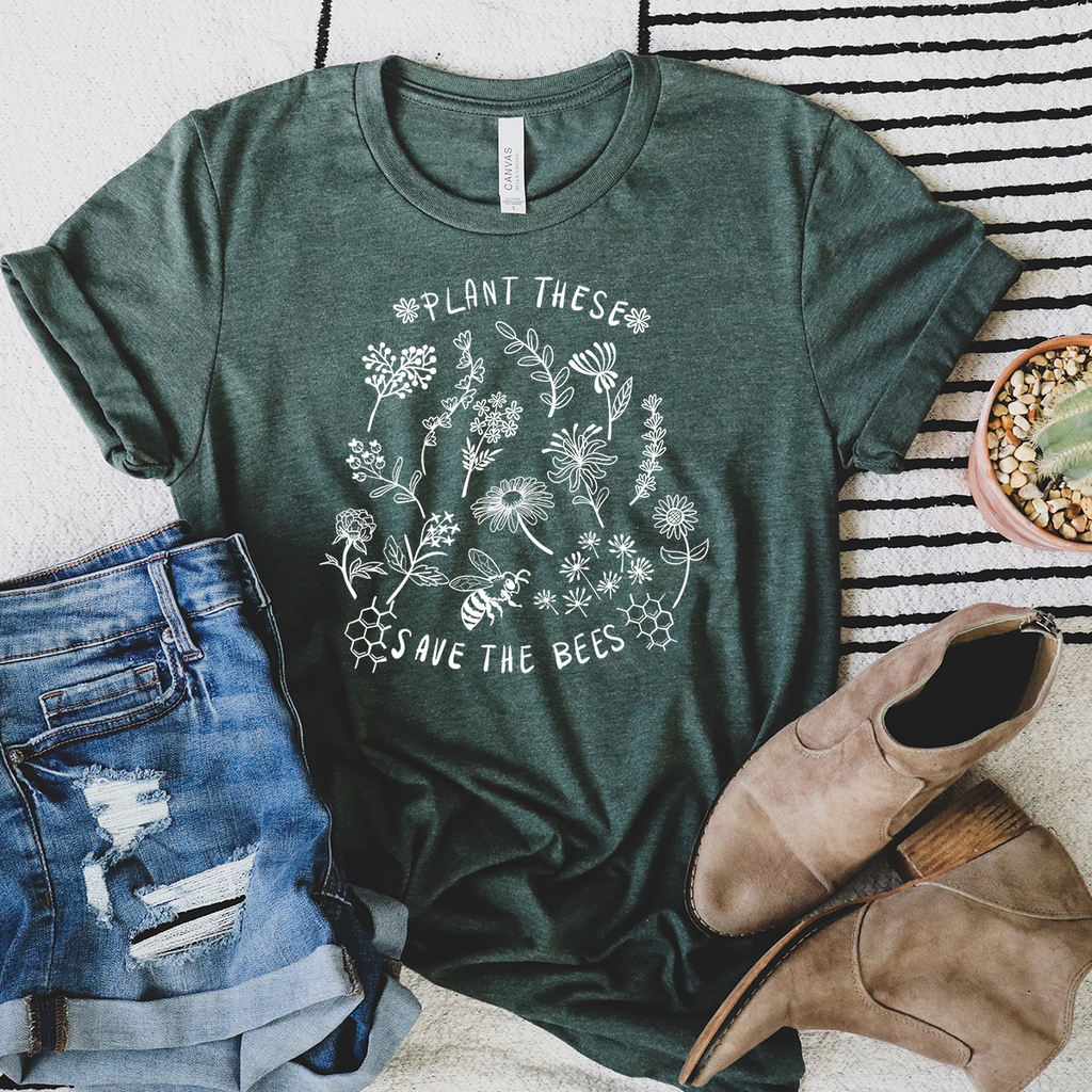 save the bees unisex tee