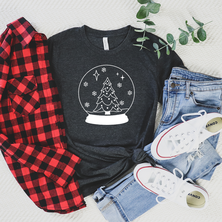 snowglobe unisex tee