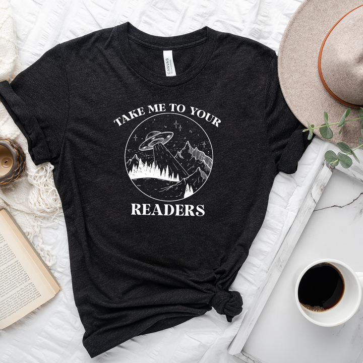 take me to your readers unisex tee