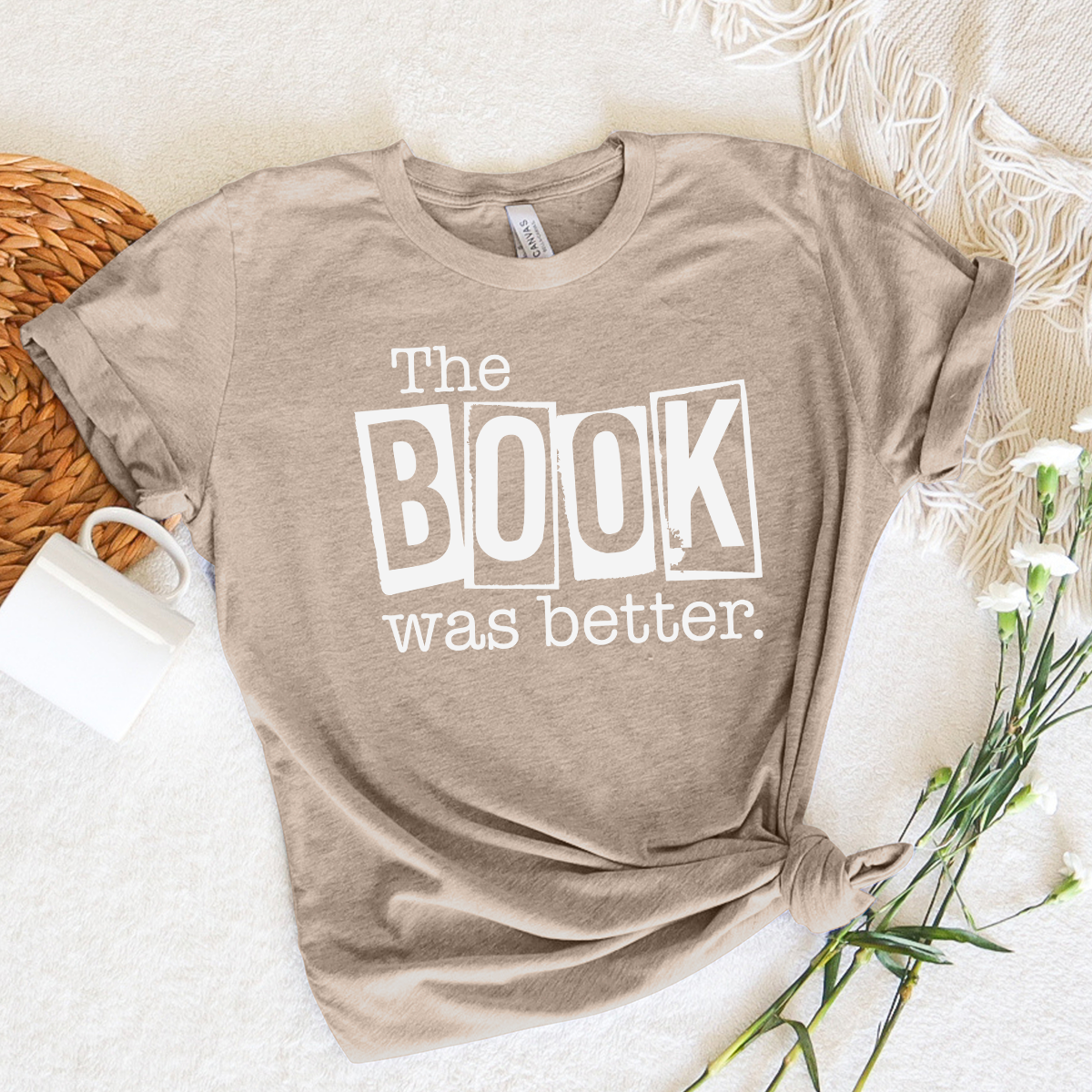book was better unisex tee – Piper and Ivy